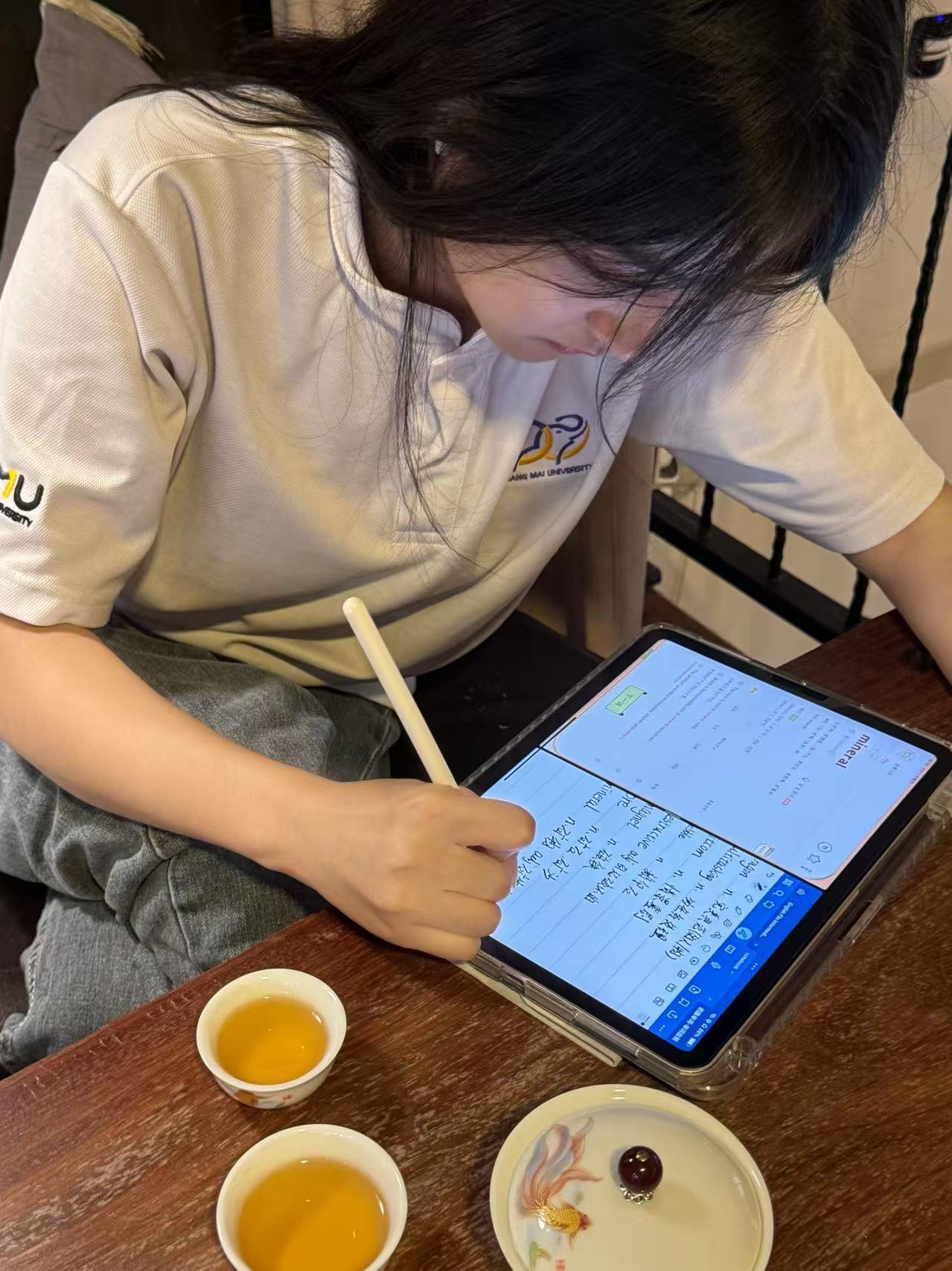 工作学习间隙饮茶